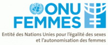Logo ONU femmes : Entité pour l'égalité entre les hommes et les femmes et l'avancement de leurs droits