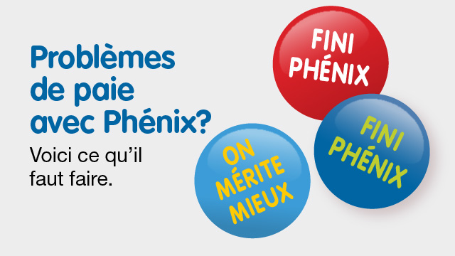Problèmes de paie avec Phénix