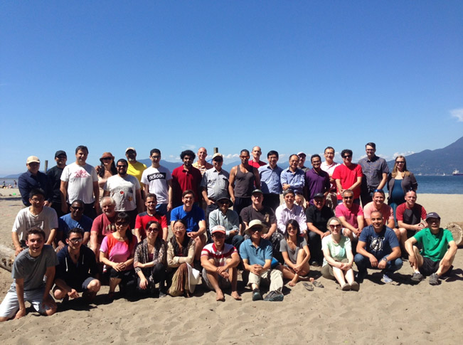 EME-Vancouver/IRAP summer BBQ at English Bay, Vancouver, July 28, 2018.