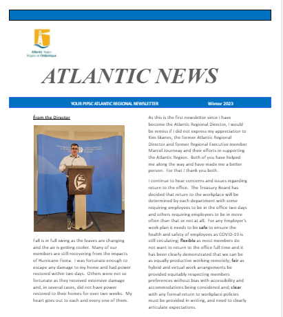 Atlantic Region Newsletters Winter 2023