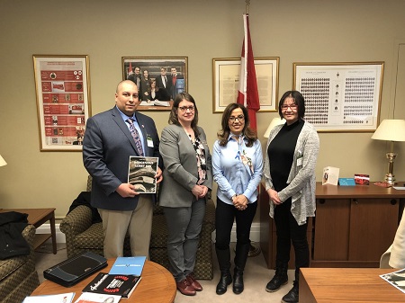 MP Eva Nassif Vimy with PIPSC Rep Kimberley_Skanes