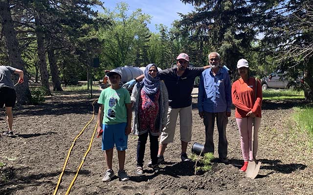 Regina tree planting