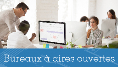 Bureaux à aires ouvertes